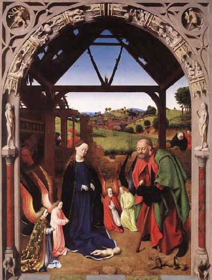 CHRISTUS, Petrus The Nativity France oil painting art